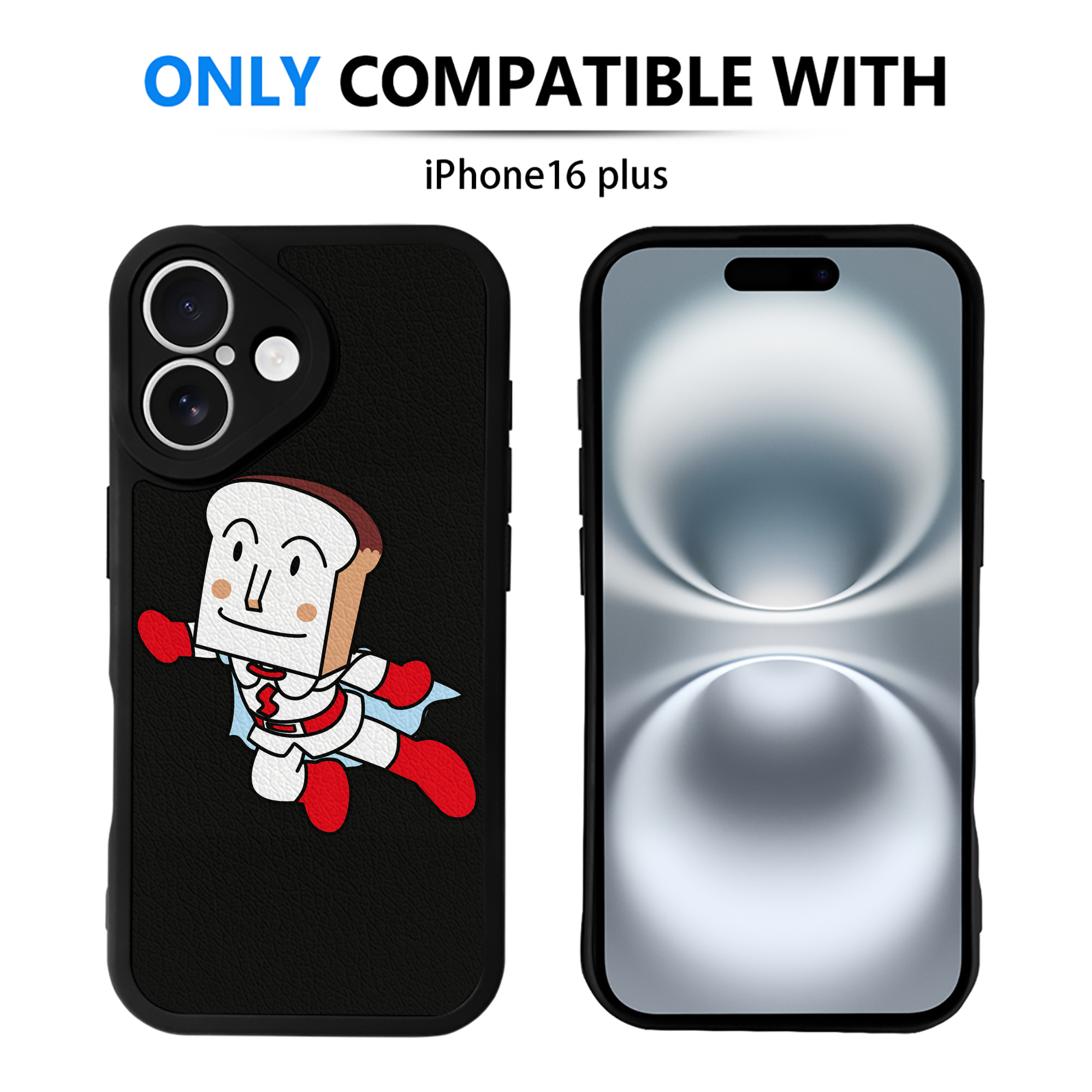 （画像用） アンパンマン Anpanman 【iPhone 16シリーズ対応】シリコンスマホケース（レザー調） 材質：シリコン
